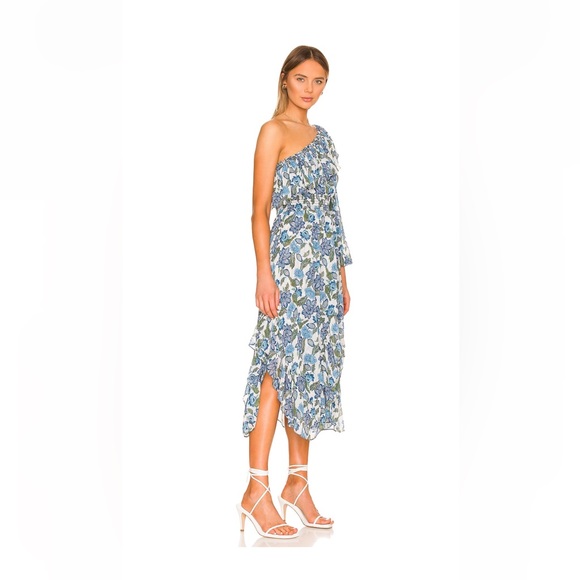 NWT MISA Los Angeles x REVOLVE Vola Dress in Flora Azulia - Picture 1 of 4